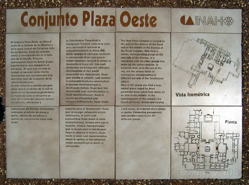 Mexico Pyramids - Mexico City 2009 0250.jpg - A trip to the Teotihuacan area of Mexico to visit the pyramids. A vast complex and a great climb to the top. This was followed by lunch in a cave, then a visit to the historical center of Mexico City. March 2009.